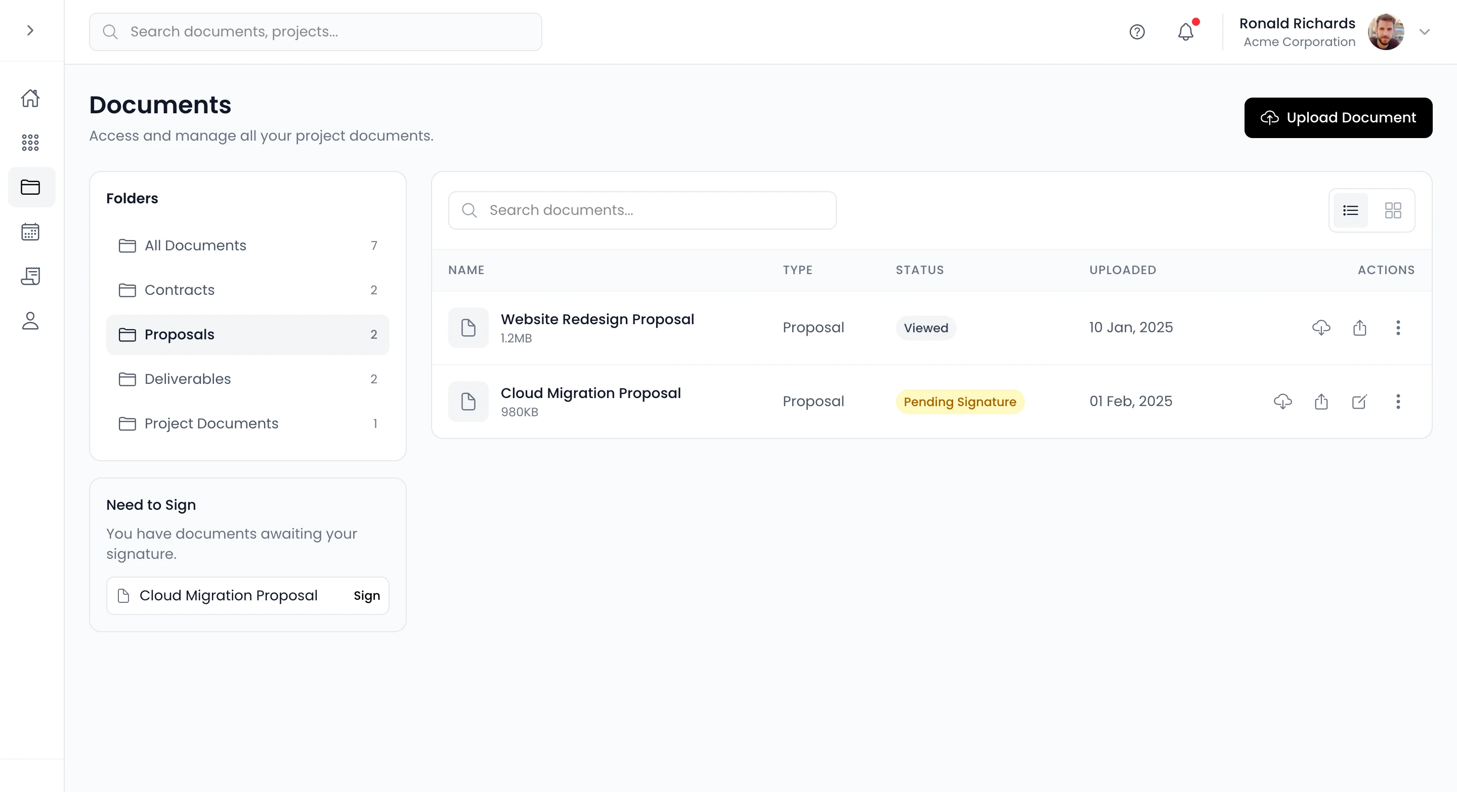 Client Documents