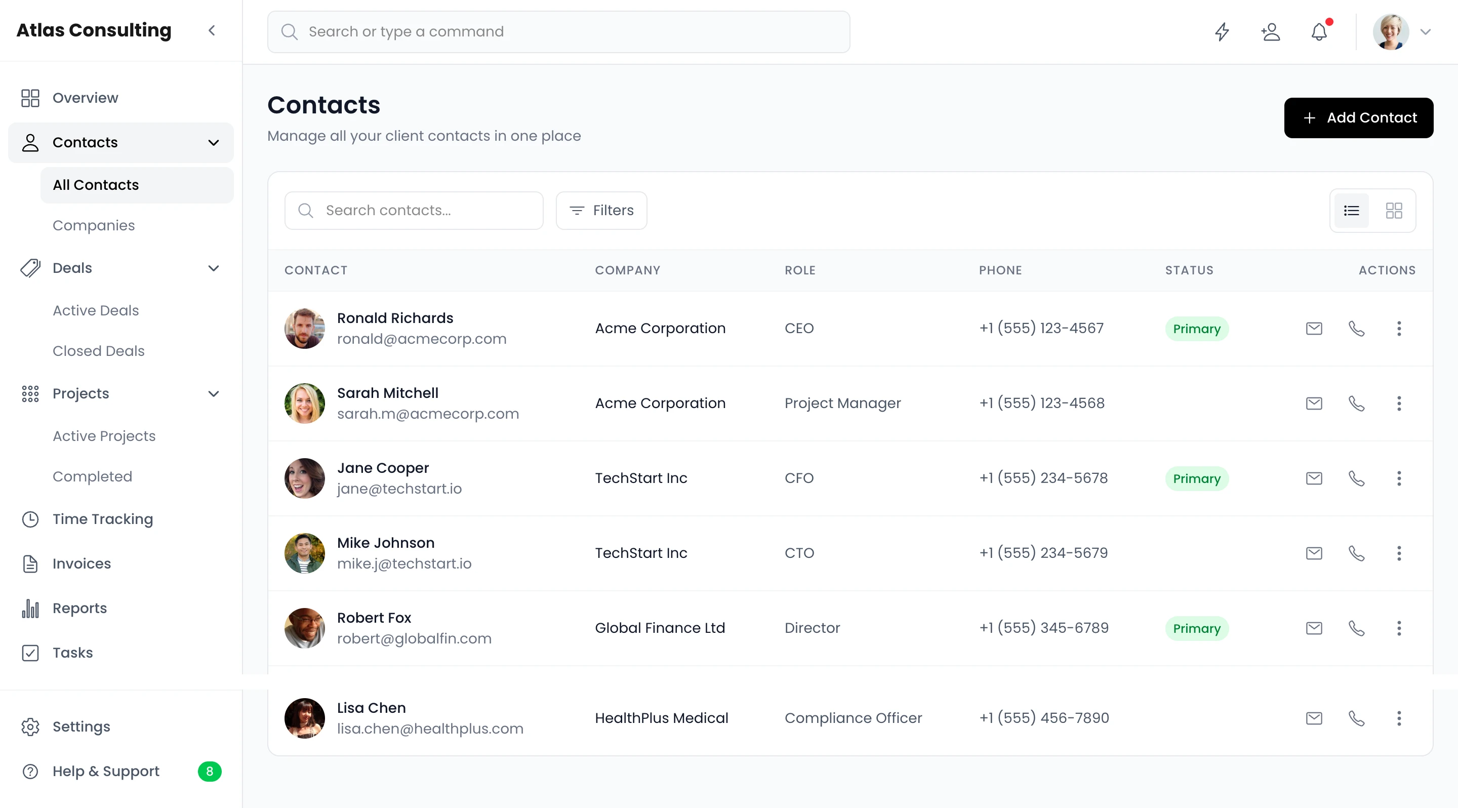 CRM Contacts