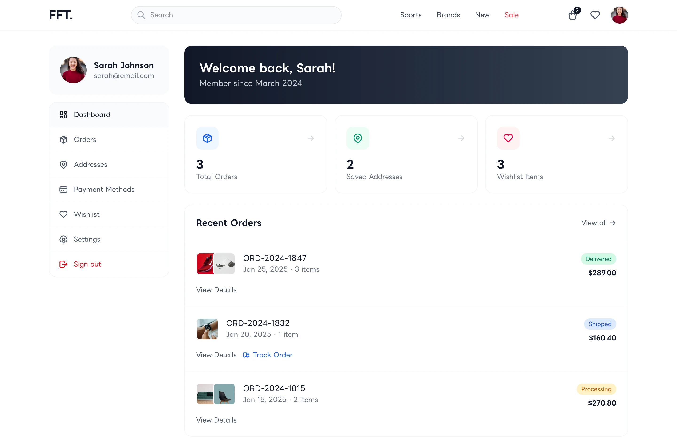 Customer Account